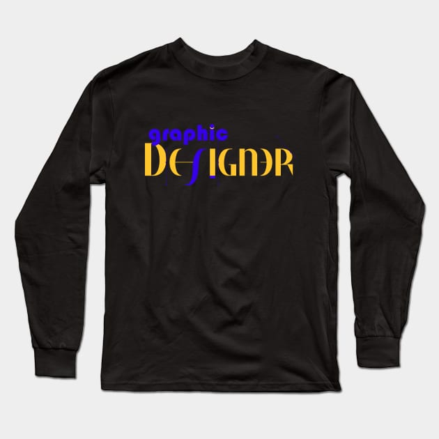 graphic designer Long Sleeve T-Shirt by Progmetall